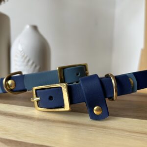 Two Tone Blue Collar